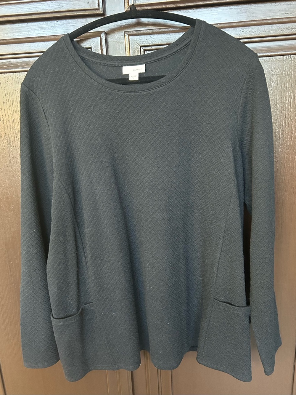 JJill black pullover top Size Large
